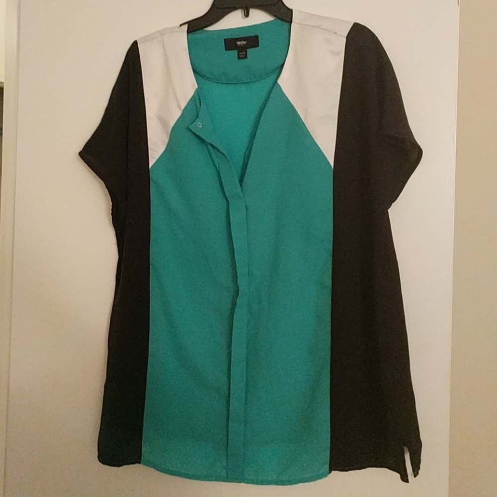 Mossimo color block shirt